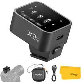 Godox X3O X3-O TTL Wireless Flash Trigger for Olympus Panasonic Camera, 2.4G Wireless Touchscreen Flash Transmitter, Support TTL Auto/Manual/Multi Flash, Built-in Lithium Battery, High-Definit Screen