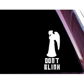 Weeping Angel - Don't Blink! - Precision-cut Vinyl Decal / Sticker