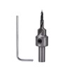 YaaYii Adjustable Multi-Step Countersink for Confirmat Screw Two-Piece Drill Bit