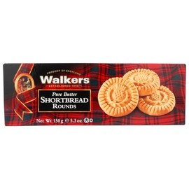 Walkers Shortbread Rounds, 5.3-Ounce Boxes (Pack of 12)