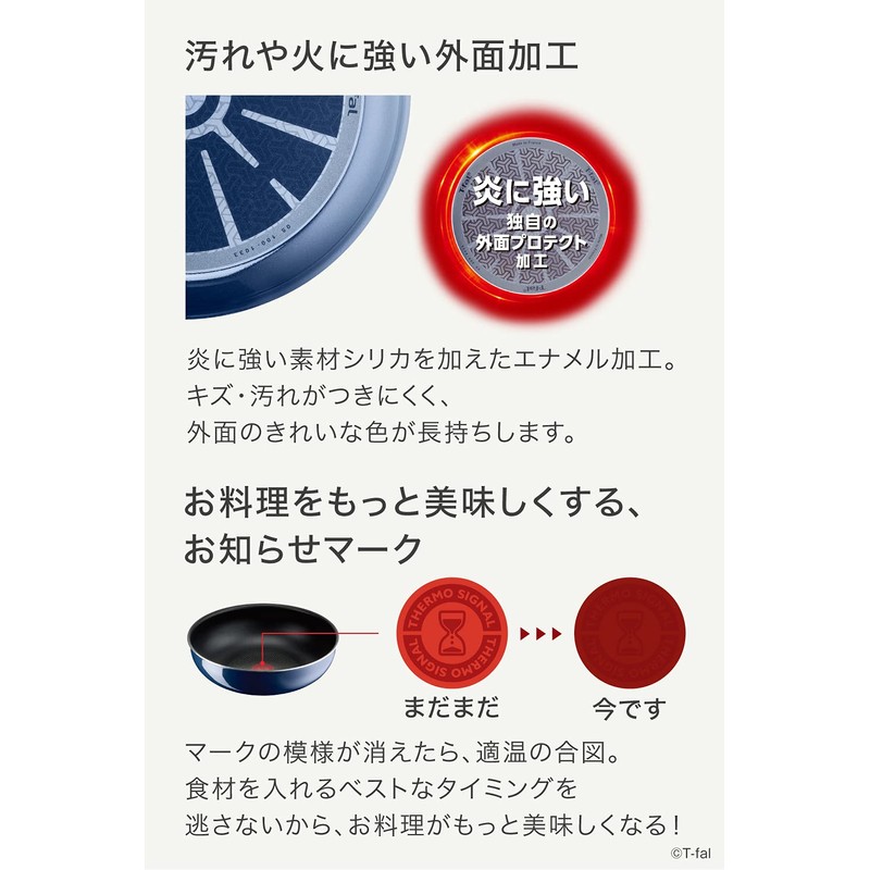 Tefal L43719 Ingenio Neo Royal Blue Intense Wok Pan, Non-Stick,