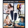 CAMBIVO 3 Pairs Calf Compression Sleeve for Men and Women,