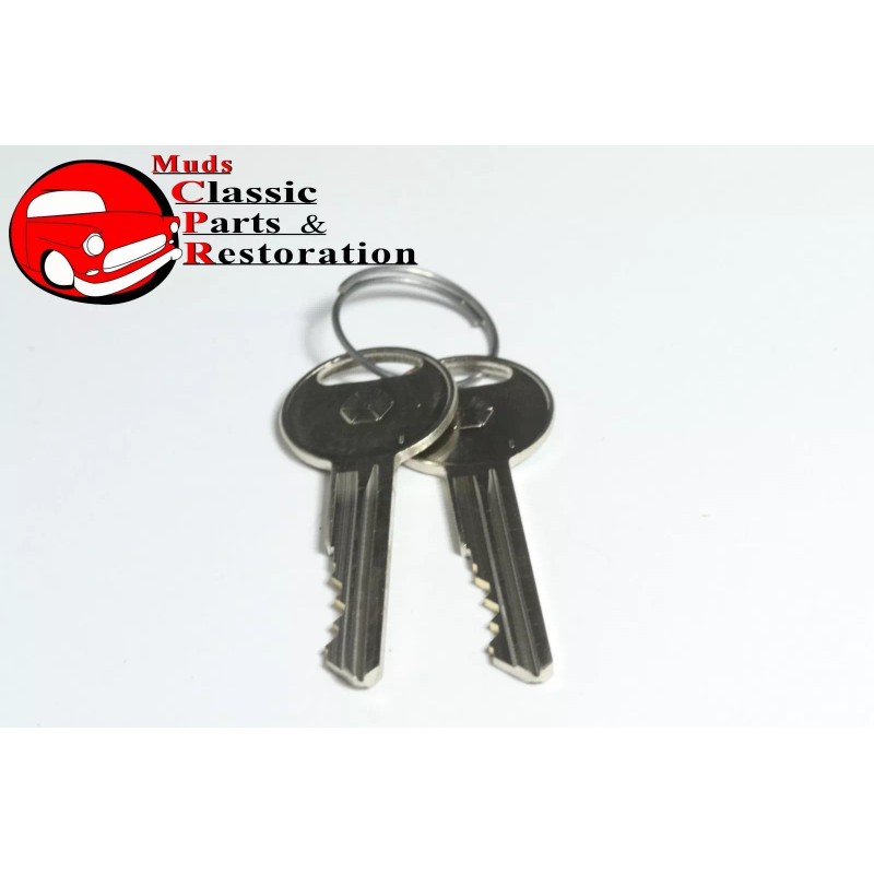 Muds 66-72 Chrysler Dodge Plymouth Trunk Lock w/Original Logo Keys