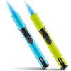 Urgrette Spring Colors 2 Pack Butane Torch Lighter, 6-inch Jet