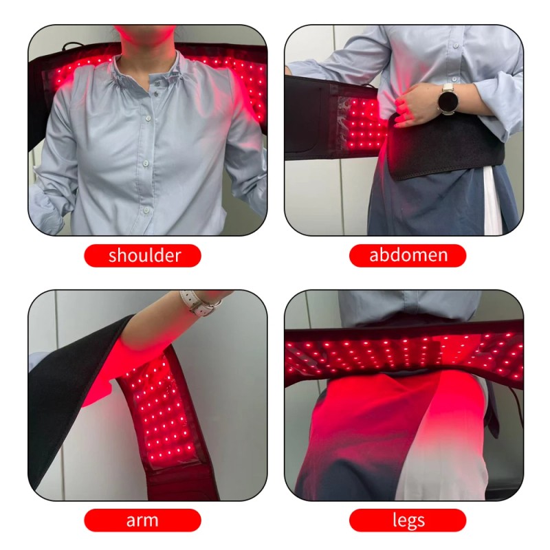3-in-1 Chips Red Light Belt for Body 660nm 850nm Red