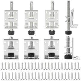 JidRMC 8 Pieces Adjustable Furniture Feet Kit, 55/102 mm Heavy Duty Furniture Levelling Feet, with 48 Small Screws, for Furniture, Table, Shelves, Cupboards, Workbench