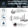 #4 x 3/4" Wood Screw 100Pcs 18-8 (304) Stainless Steel
