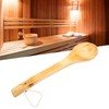 Sauna Ladle Large Capacity Long Handle Portable Wooden Sauna Ladle