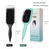 curly hair brush (Green)