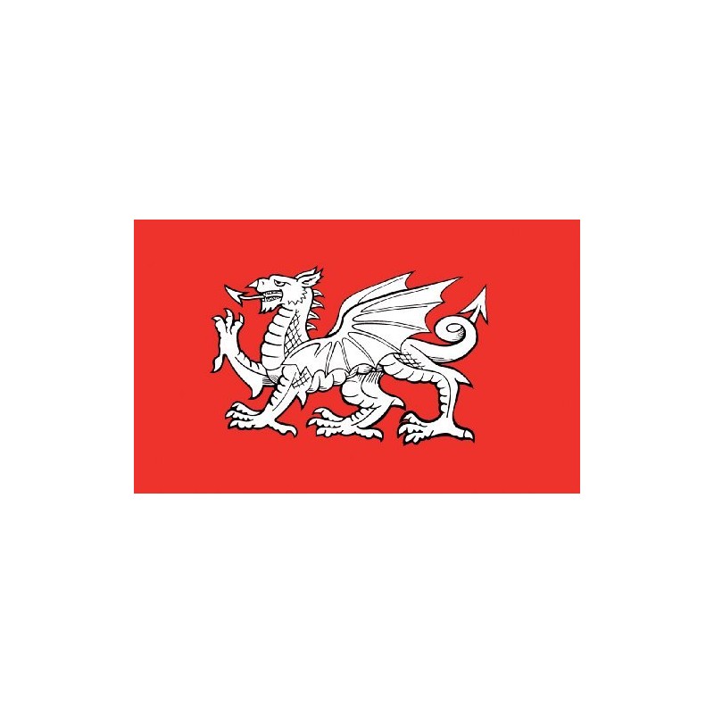 England White Dragon Flag 5ft x 3ft