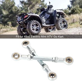 ATV Handlebar, 2 Pieces Steering Linkage Tie Rods 150 mm - 170 mm 8 mm Handlebar Kit Joint Head Bearing Spherical Joint Bearing Ball Joint for 49cc Electric Mini ATV Go Kart