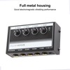 4‑Channel Line Mixer Mini Metal Ultra Low Noise Hub Microphone