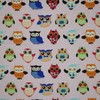 iNee Cute Owl Fat Quarters Fabric Bundle, Precut Cotton Fabric