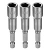 HARFINGTON 3pcs Hex Nut Driver Drill Bit 5/16" 6-Point Socket