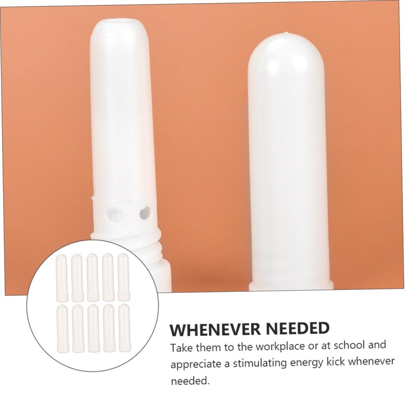 Mikinona 10pcs Essential Oil Aromatherapy White Empty Tubes for Relaxation