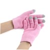 TOVINANNA 2Pairs Moisturizing Gel Gloves for Adult Skin Care Exfoliating