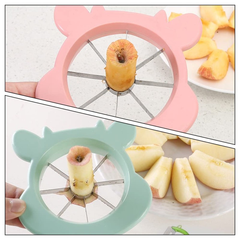 2 Pcs Fruit Cutters Cartoon Fruit Corers Multifunction Fruit Slicers