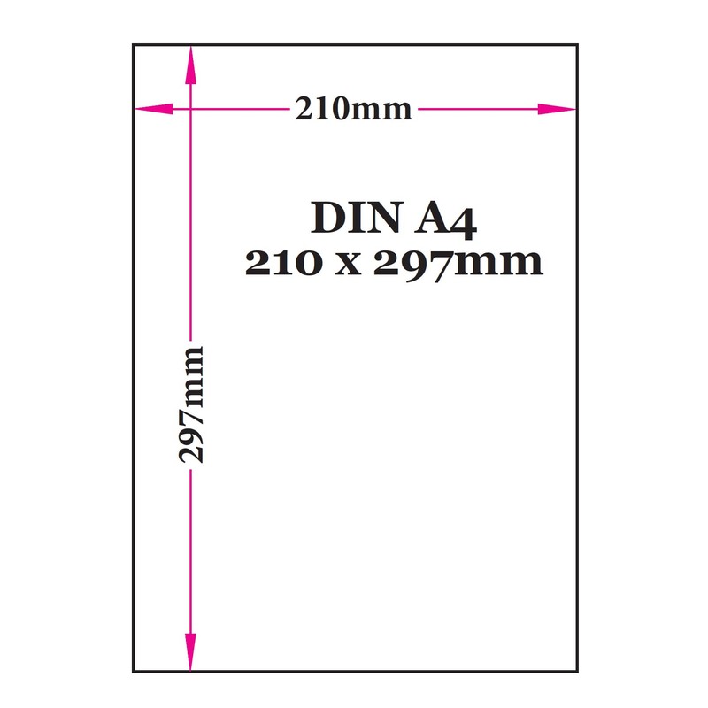 Blackboard Calendar DIN A4 2026 (Pack of 5) Format (210