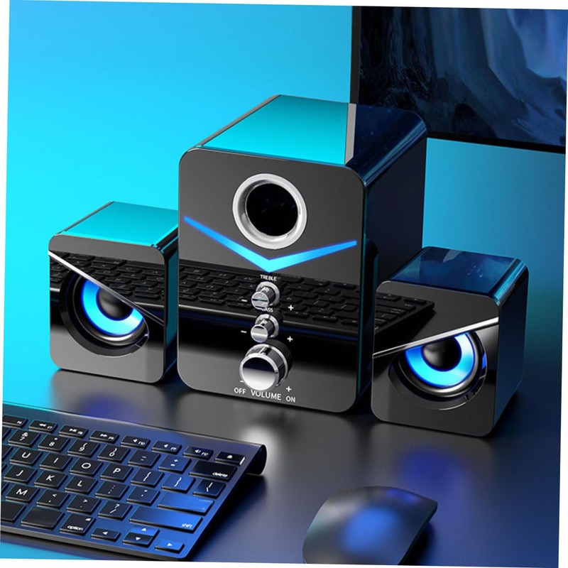 DOITOOL 3pcs Speaker for External Speaker USB Portable Sound Box