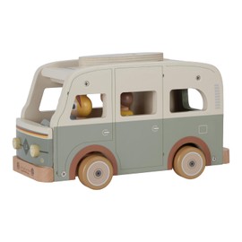 Little Dutch 7125 FSC Wooden Car Vintage Camper Bus with Toy Figures