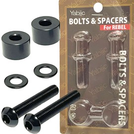 Yabiic NEW REBLE 250 / REBLE 500 STAINLESS STEEL SIDE BAG SUPPORT SADDLE BAG SUPPORT STAY REBEL (Bolt & Spacer)