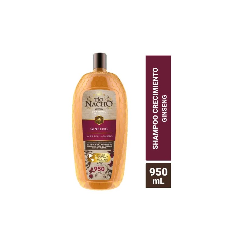 Shampoo Tío Nacho Ginseng Anti Caída 950 Ml