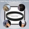 6-Pack Sleeve Holders for Women Men, Stretchy Metal Sleeve Garters,