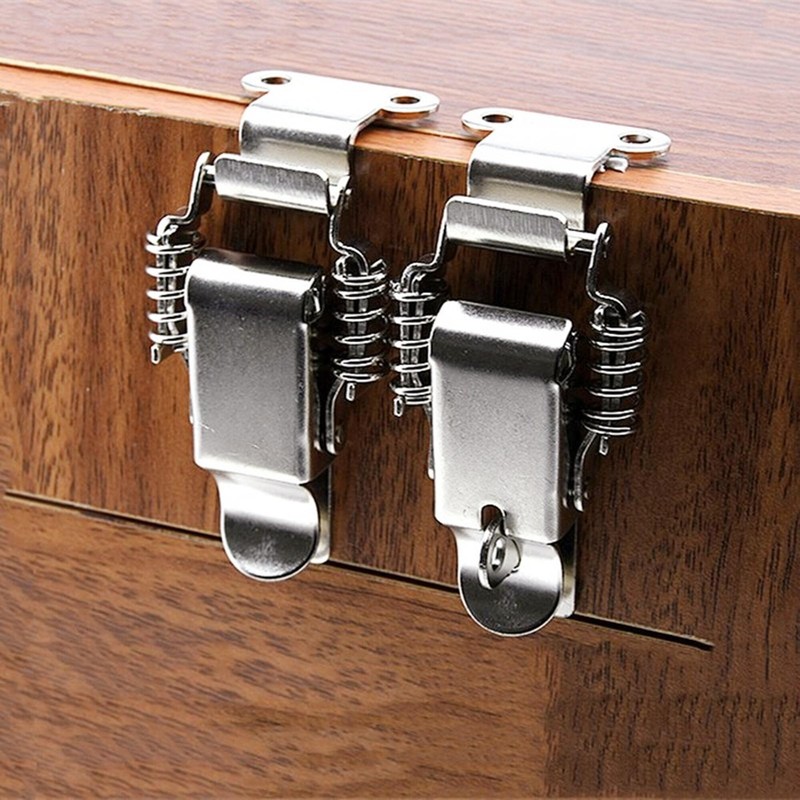 90 Degrees spring hasp Toolbox toggle latches lock，Stainless steel 304
