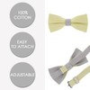 cravateSlim Bow Tie Pastel - Cotton Wedding Bow Tie -