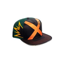 My Hero Academia Gorra Plana Tipo Béisbol Modelo Bakugo Color Negro