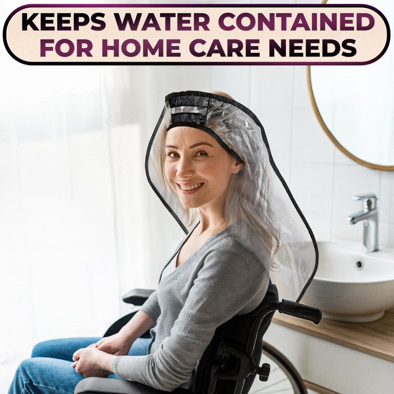 Hair Funnel for Washing Hair for Elderly – Shampoo Cape