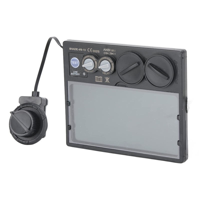 Solar Welding Lens with Automatic Darkening, 100x50mm Variable Shade 9-13