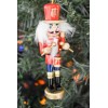 St Nicholas Square Wooden Hand Made 5 Inch Nutcracker Ornament
