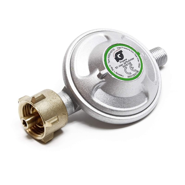 Wiltec Pressure Regulator to 50 mbar, Regulated 1.5 kg/h, for