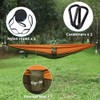 Glymnis Camping Hammock for 2 Person Nylon Lightweight Portable Double