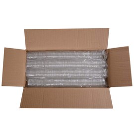 Daxwell Plastic Lids, PET, .5 oz - 1 oz, Clear, E10004468 (Case of 2,500)