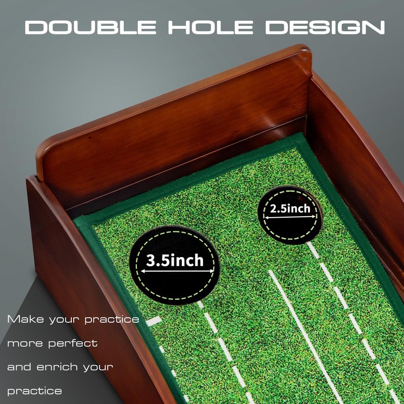 Eleko Meyar Golf Putting Mat, Portable Indoor Putting Green, includes