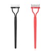 SUIOPPYUW Eyelash Brush Lash Comb Black Pink Arc Designed Premium