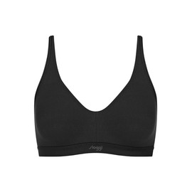 Sloggi Women's Ever Ease Soft Bra Bra, Black, XL