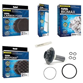 Inland Seas Fluval FX6 Canister Filter Super Tune-Up Kit Bundle (6 Items)