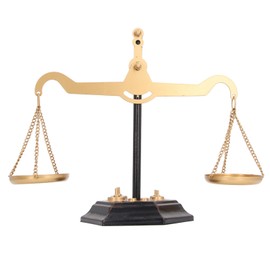 Vintage Style Metal Libra Scale Decor Reduce Stress Handcrafted Home Decorations Antique Justice Balance Scale