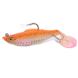 Fishstar 24 Magnum Big Eye 20 cm 105 g Blue Glitter 2020 Rubber Fish Ideal for Pike Cod Catfish Zander and Large Bass Fishing Bait Fishing Norway Drilling