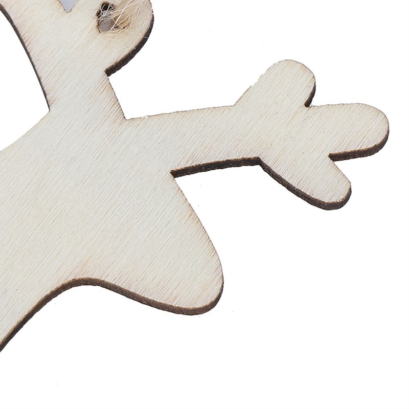 Innovative DIY Wooden Pendant Hanging Ornaments Crafts for Home Christmas