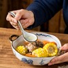 Premium Japanese Ceramic Soup Spoons - Set of 4 Hand-Crafted