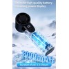 Mini Pocket Handheld Fan, 100 Speed Button Adjustable Personal Fan,