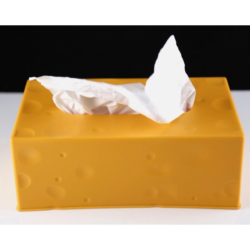 Bullseye Playground New Novelty Yellow Cheese Rectangle Tissue Box Cover