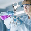 CHOORO Atom Pendant Zipper Pull Atheist Symbol Jewelry Scientific Jewelry