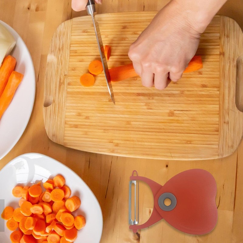 Fruit Potato Peeler - Kitchen Peeler with Non-Slip Handle -