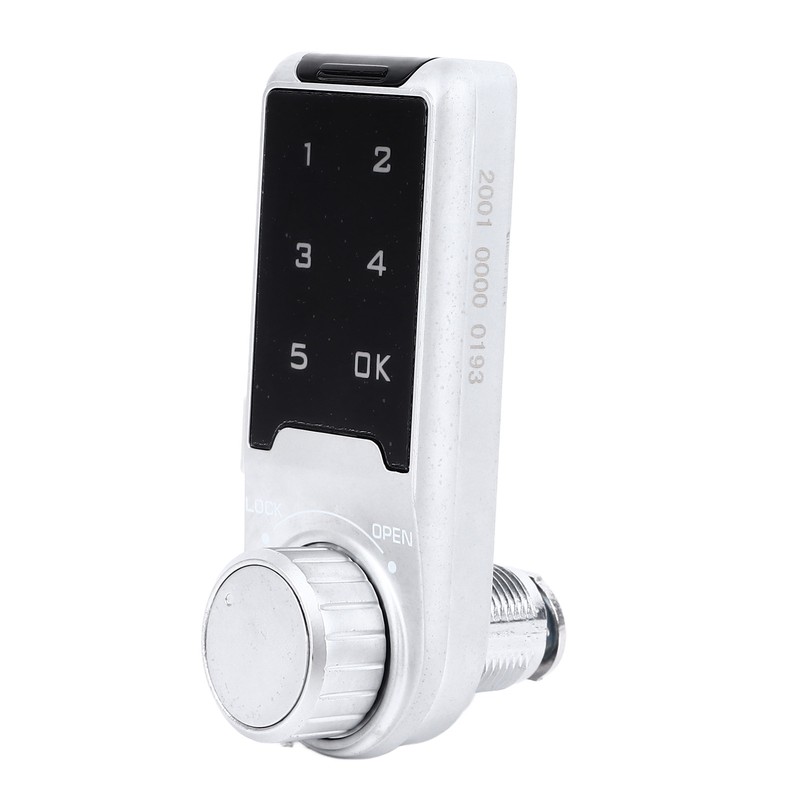 Touch Digital Password Keypad Cabinet Lock 30mm Silver Electronic Anti