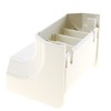 Panduit T70ICIW Power Rated Raceway Inside Corner Fitting, Off White